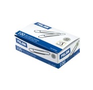 Milan Caja de 100 Clips Niquelados 43mm