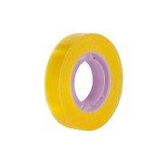 Milan Cinta Adhesiva Transparente - Medidas 12mm x 33m - Color Amarillo Transparente