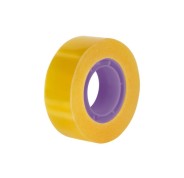 Milan Cinta Adhesiva Transparente - Medidas 19mm x 33m - Color Amarillo Transparente