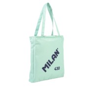 Milan Coleccion 430 Bolso Shopper 7.5L - Tamaño 38x36x6,5cm - Asa Larga 27cm - Tejido \'ripstop\' - Color Verde