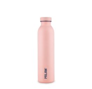 Milan Coleccion 430 Botella Isotermica 0.59L - Doble Pared de Acero Inoxidable - Liquidos Calientes hasta 12h, Frios hasta 24h - Color Rosa