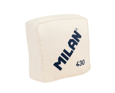 Milan Coleccion 430 Cojin con Forma y Color de la Goma de borrar Milan 430 - Medidas 35x35x16cm - Color Beige