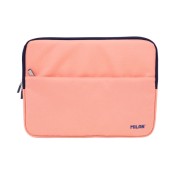 Milan Coleccion 430 Funda para Portatil hasta 13\" - Forro Atercipelado - Bolsillo Delantero - Cierre de Cremallera - Color Rosa