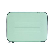 Milan Coleccion 430 Funda Semirrigida para Portatil hasta 14\" - Forro Atercipelado - Bolsillo Interior - Cierre de Cremallera - Color Verde