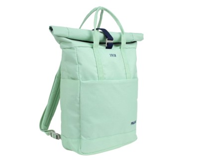 Milan Coleccion 430 Mochila Urbana 10L - Cierre Superior Enrollable - 2 Bolsillos Laterales - Bolsillo Trasero Acolchado - Asas Regulables - Color Verde