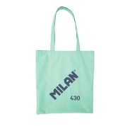 Milan Coleccion 430 Tote Bag Bolsa de Tela - Tamaño  50x38x41cm - Asa Larga 27cm - Tejido \'ripstop\' - Color Verde