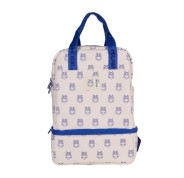 Milan Coleccion 460 Mochila Infantil con Compartimento Isotermico - Amplio Compartimento Interior - 2 Bolsillos Laterales - Capacidad Total 9,5L - Color Beige/Azul