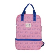 Milan Coleccion 460 Mochila Infantil con Compartimento Isotermico - Amplio Compartimento Interior - 2 Bolsillos Laterales - Capacidad Total 9,5L - Color Rosa/Azul