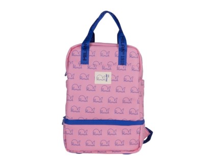 Milan Coleccion 460 Mochila Infantil con Compartimento Isotermico - Amplio Compartimento Interior - 2 Bolsillos Laterales - Capacidad Total 9,5L - Color Rosa/Azul