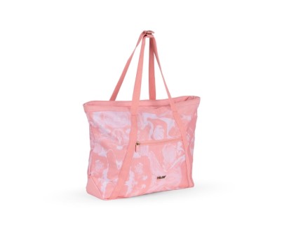 Milan Coleccion Lava Bolso Shopper 18.5L - Gran Capacidad - Cierre de Cremallera - Tama&ntilde;o 52x36x3cm - Color Rosa