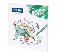 Milan Green & Grow Cuaderno para Colorear Microperforado - Tematica Naturaleza - 20 Ilustraciones Detalladas