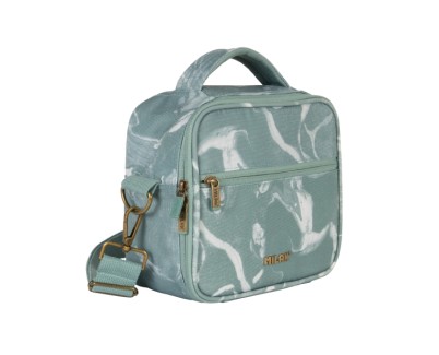 Milan Lava Bolsa Isotermica Porta Alimentos de 3.5L - Incluye 3 Recipientes - 23x20x11cm - Color Verde