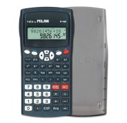 Milan M240 Calculadora Cientifica 10+2 Digitos - Pantalla de 2 Lineas - 240 Funciones Integradas Incluyendo 124 Cientificas - Carcasa Protectora - Color Negro