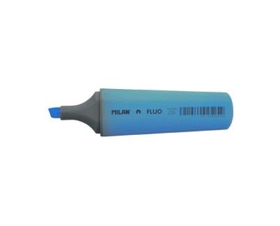 Milan Marcador Fluorescente - Punta Biselada 1 - 4.8mm - Color Azul
