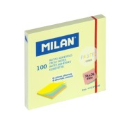 Milan Pastel Pack de 100 Notas Adhesivas - 76x76mm - Colores Pastel Surtidos