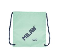 Milan Serie 1918 Bolsa/Mochila de Tiras Grande - Tejido \'ripstop\' Ligero y Resistente - Medidas 34x42x0.7cm - Color Verde