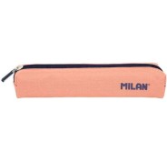 Milan Serie 1918 Estuche Mini Redondo - Tejido Resistente a las Roturas y Rasgaduras - Medidas 20,5x4,5x5cm - Color Rosa