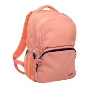 Milan Serie 1918 Mochila Escolar 25L - 3 Bolsillos Delanteros + 2 Bolsillos Laterales - Asas Regulables y Acolchadas - Tamaño 46,5x30x17cm - Color Rosa