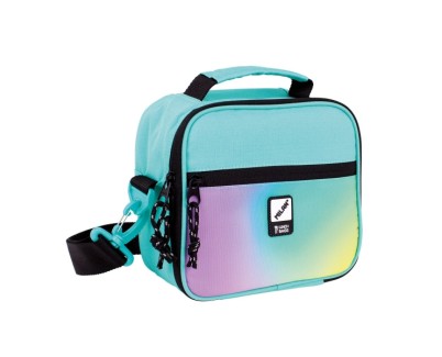 Milan Sunset Bolsa Isotermica Porta Alimentos 3,5L - Incluye 3 Recipientes para Alimentos - Interior Aislante Termico - Apertura Total - Correa Regulable y Extraible - Color Turquesa