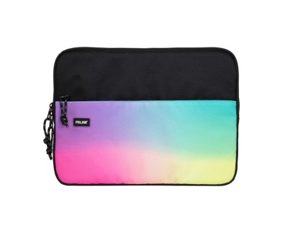 Milan Sunset Funda para Portatiles hasta 13\" - Cierre de Cremallera con Tirador - Bolsillo Delantero - 34.5x26x2.5cm - Multicolor