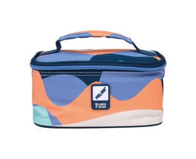 Milan The Fun Bolsa Isotermica Porta Alimentos 1,5L - Incluye 1 Recipiente para Alimentos - Interior Aislante Termico - Apertura Total - Asa Superior