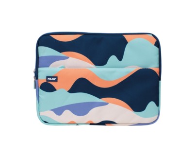 Milan The Fun Funda para Portatiles hasta 13\" - Cierre de Cremallera con Tirador - Bolsillo Delantero - 34.5x26x2.5cm - Multicolor