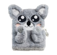 Miquel Rius Back2Fun Diario Secreto Peluche Koala - 80 Hojas Rayadas de Papel 80gr - Cierre con Llave