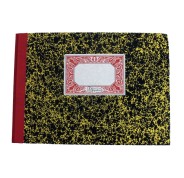 Miquel Rius Cuaderno Cartone Caja (M.D.D.H.) - Tamaño 4º Apaisado 210x150mm - 100 Hojas Foliado 70 g/m² - Papel Extra Opaco - Cubiertas en Carton Forrado de Papel Jaspeado y Lomo de Tela Engomado