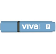 Molin Viva Marcador Fluorescente - Trazo entre 1 y 5mm - Tinta con Base de Agua - Color Azul