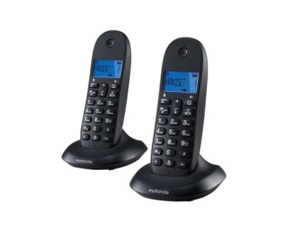 Motorola C1002L Telefono Inalambrico Dect + 1 Supletorio - Identificador de Llamada - Manos Libres