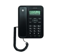 Motorola CT202 Telefono Fijo - Manos Libres - Identificador de Llamadas - Color Negro