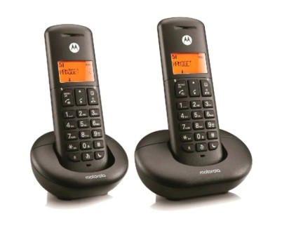 Motorola E202 Telefono Inalambrico Dect + 1 Supletorio - Identificador de Llamada - Manos Libres