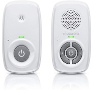 Motorola Nursery AM21 Vigilabebes de Audio - Alcance hasta 300m en Exterior y 50m en Interior - Conexion DECT - Color Blanco