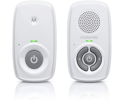 Motorola Nursery AM21 Vigilabebes de Audio - Alcance hasta 300m en Exterior y 50m en Interior - Conexion DECT - Color Blanco