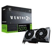 MSI GeForce RTX 5070 Ventus 2X OC Tarjeta Grafica 12GB GDDR7 Reflex 2 RTX AI DLSS4