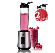Muvip Batidora Smoothie 300W Inox 2 Vasos 600ml - Color Varios