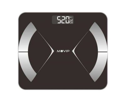 Muvip Body Muscle Bascula de Ba&ntilde;o Digital Bluetooth - Pantalla LCD - Plataforma de Cristal Templado - 10 Memorias - Peso Max. 180kg - Auto Apagado