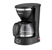 Muvip Cafetera de Goteo - Eléctrica - 650W - Funcion antigoteo - Filtro Permanente Abatible - Indicador Nivel de Agua - Contenedor transparente - Capacidad para 6 Tazas