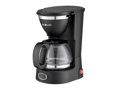 Muvip Cafetera de Goteo - El&eacute;ctrica - 650W - Funcion antigoteo - Filtro Permanente Abatible - Indicador Nivel de Agua - Contenedor transparente - Capacidad para 6 Tazas