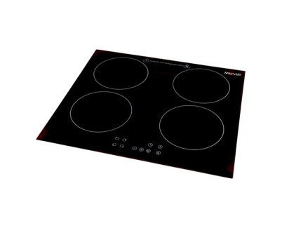 Muvip Cocina de Induccion Doble 7200W - 9 Niveles de Potencia - Apta para Encastrar o Sobremesa - Temporizador