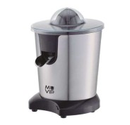 Muvip Exprimidor Electrico Inox 600W - Cuerpo y Filtro de Acero Inoxidable - Sistema Antigoteo - 2 Tamaños de Conos