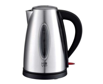 Muvip Hervidor de Agua Electrico 2200W - Capacidad 1.7L - Cuerpo de Acero Inoxidable - Indicador de Nivel - Base Giratoria