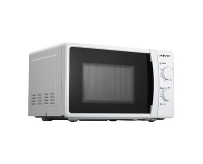 Muvip Microondas - Capacidad 20L - Potencia 700W - 6 Niveles de Potencia - Temporizador 30min - Descongelacion - Color Blanco