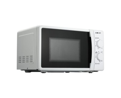 Muvip Microondas - Capacidad 20L - Potencia 700W - Grill 800W - 5 Niveles de Potencia - Temporizador 30min - Descongelacion - Color Blanco
