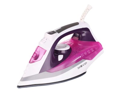 Muvip MV0641 Plancha de Ropa Vapor 2200W - Suela de Ceramica - Funcion de Vapor Vertical - Sistema de Autolimpieza - Deposito de Gran Capacidad