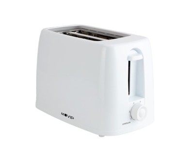 Muvip MV0642 Tostadora de Pan 650W - Capacidad para 2 Rebanadas - 6 Niveles de Tostado - Boton de Cancelacion - Bandeja Inferior Extraible para Limpieza