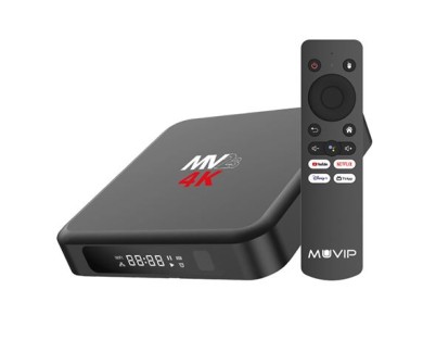 Muvip MV23 Mini PC Smart TV 4K 5G - Android 14 - Quad Core - 4GB RAM - 32GB - Color Negro