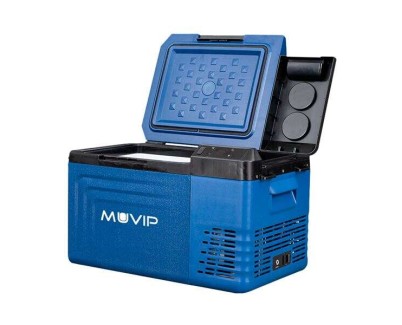 Muvip Nevera Compresor Portatil Blue 19 Litros - Temperatura entre -20º/+20º - Asas de transporte - Compresor silencioso - Color Azul