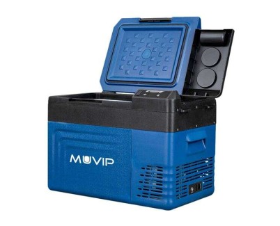 Muvip Nevera Compresor Portatil Blue 24 Litros - Asas de transporte - Compresor silencioso - Color Azul