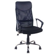 Muvip Silla de Oficina OF100 - Respaldo de Malla Transpirable - Ajuste de Altura - Peso Max 130kg